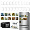 Clear Acrylic Magnet Kit DIY Custom Fridge Magnets Photo Square