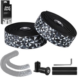 Raxfekro Handlebar Tape Road Bike, Handlebar Tapes Bicycle 210 x 3 cm, Bicycle Handlebar Tape Non-Slip Durable Handlebar Tape for Mountain Bikes and Road Bikes