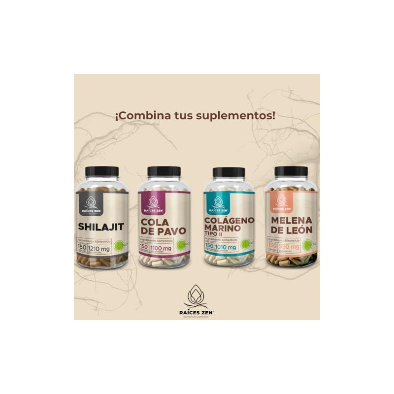 Hongo Cola De Pavo 150 Cápsulas Raíces Zen Super Premium