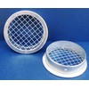 1.5" Round Open Screen Vent w 1/4" mesh - Mill - Package of 6
