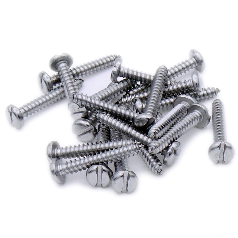 No.10 x 0.5 (4.8mm x 13mm) Slot Pan Self-Tapping Screw
