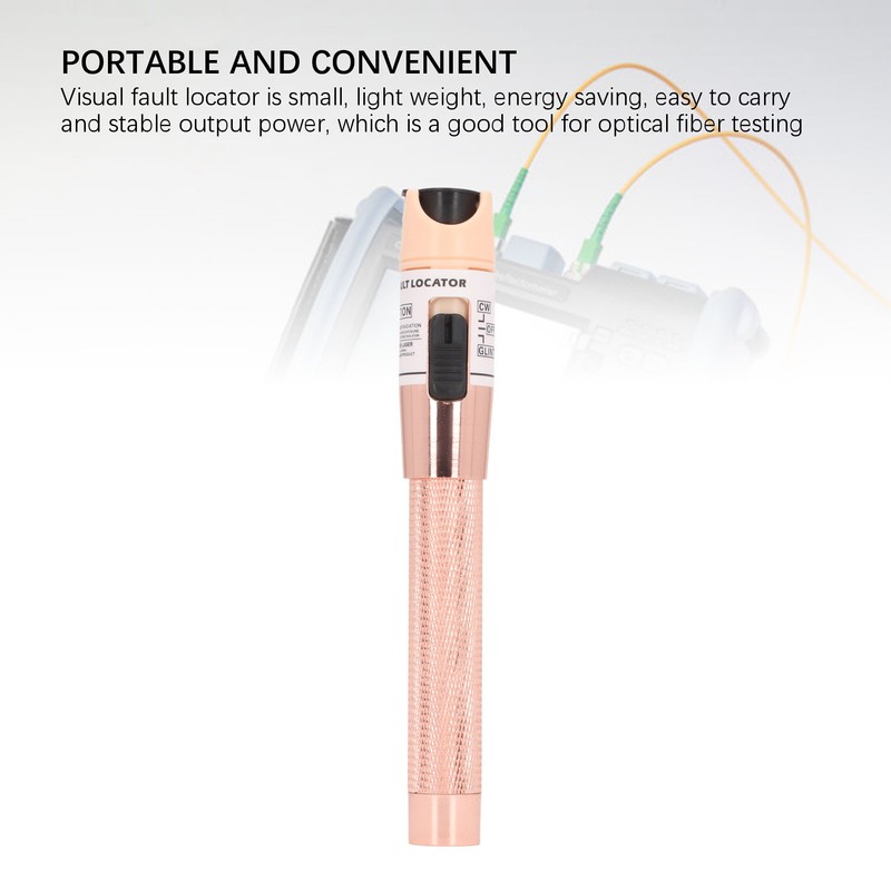 Visual Fault Locator 60mw Portable Fiber Optic VFL Cable Tester