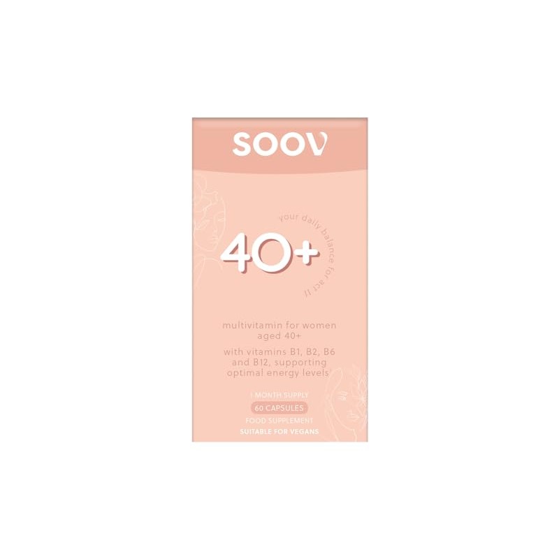 40+ by Soov | Perimenopause Multivitamin Supplement for Women |