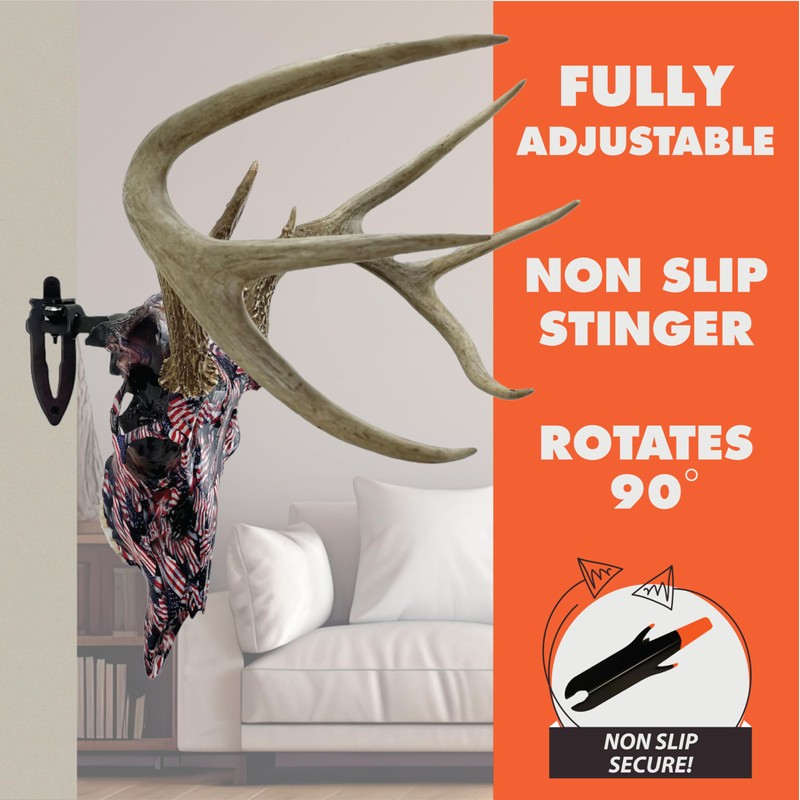Herron Outdoors - Skull Wall Mount Hanger Hook (Archery)