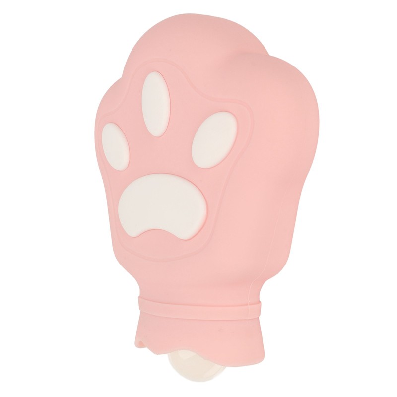Hot Water Bag Silicone Hot Compress Portable Cartoon Bear Paw