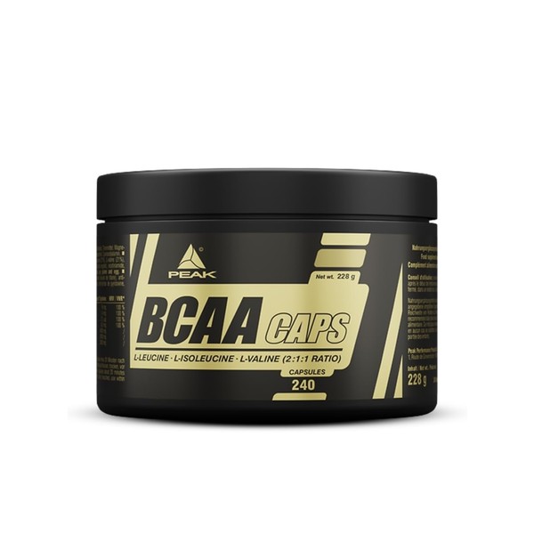 PEAK BCAA Caps - 240 Kapseln I 48 Portionen I