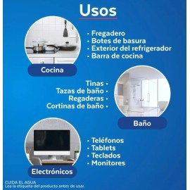 Lysol Toallitas Desinfectantes Multiusos Citrus 35 Wipes