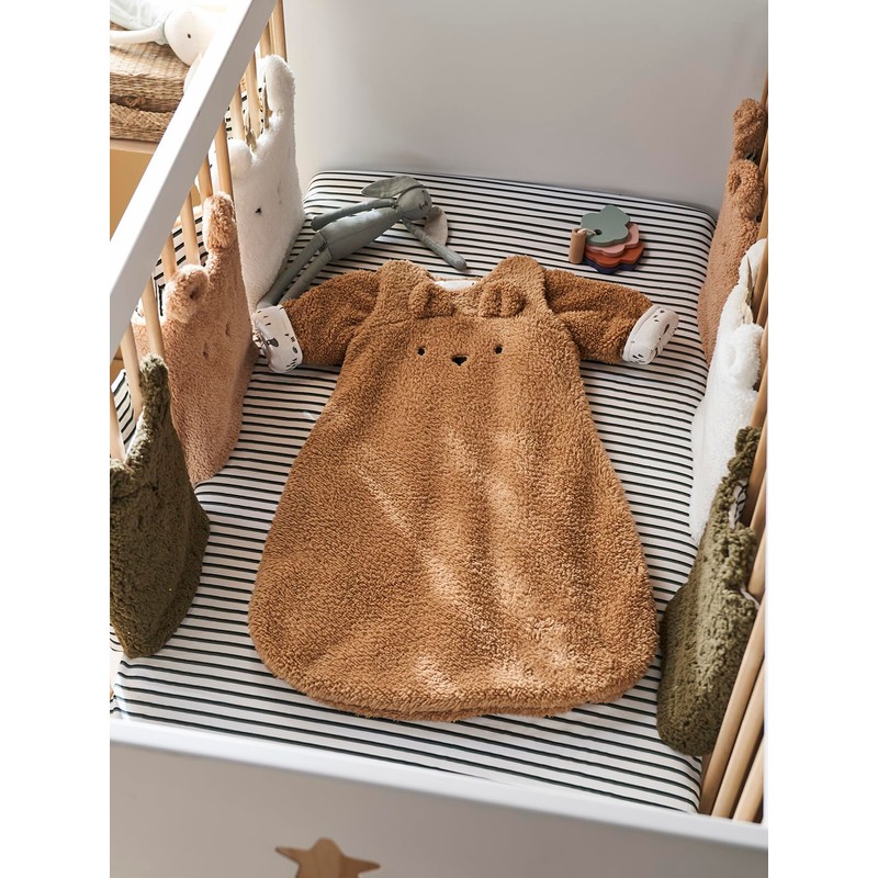 Vertbaudrap Baby Cover, Green Forest Oeko-Tex®, Ecru / Green, 60