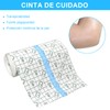 Glowlin Vendaje para Tatuajes, Cinta Transparente Impermeable, Película Protectora de