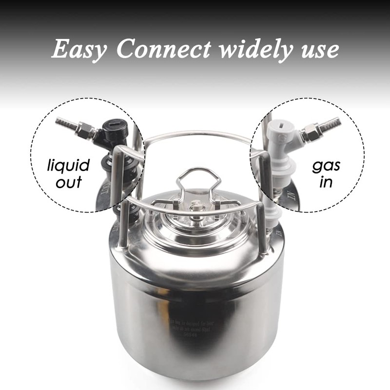 Ball Lock Keg Disconnect Set - LUCKEG Brand Ball Lock