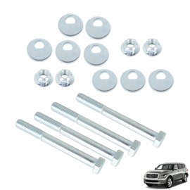 TJHSM Front Driver and Passenger Side LH RH Camber Cam Bolt Kit Replacement for 2004-2019 QX56/QX80/Armada/Frontier/Pathfinder/Titan/Xterra/Equator K80276