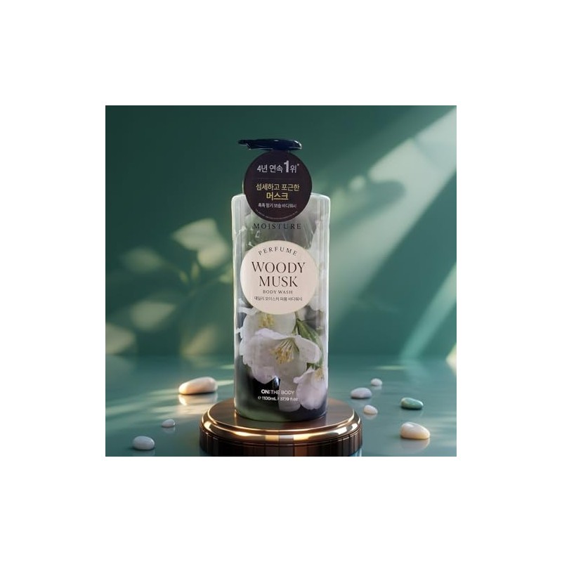 ON THE BODY Daily Moisture Woody Musk Body Wash, 37.19