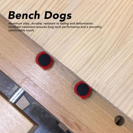 Aluminum Alloy Bench Dogs for Woodworking Clamp 3/4 Inch (19mm), Non Slip MFT Table Stop Multi Functional Woodworking Tool 8 Pack