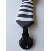 Hirota Golf MGUTHC-2019 UT Cover, White/Gray, Mega Golf, Socks, Knit