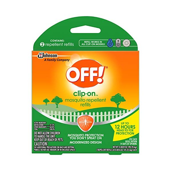 OFF! Clip On Mosquito Repellent Refills 2 ea (Pack of 2)