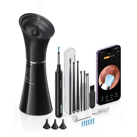 Ear Wax Removal Kit with Camera – Ear Cleaner Tool for Safe & Effective Ear Care – Includes Ear Camera for Visual Inspection & Gentle Ear Irrigation System – Complete Ear Cleaning Solution