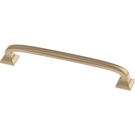 Franklin Brass Lombard (10-Pack) Cabinet Handles 5-1/16' Hole Center Champagne Bronze Kitchen Drawer, Gold Pulls, Dresser, Furniture Hardware P29614K-CZ-B1