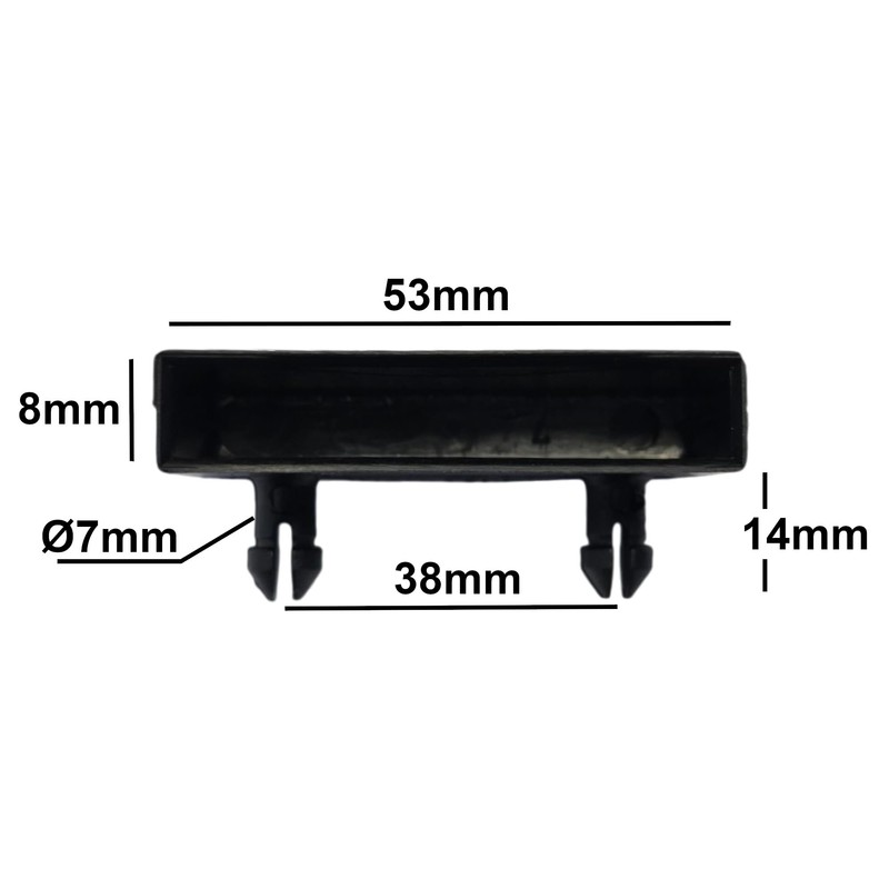 cyclingcolors 10x Supporto semplice per doga doghe 53 × 8