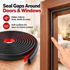 Self-Adhesive Door and Window Weather Stripping for Gap Sealing –