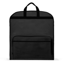 DALIX 60" Professional Garment Bag Cover Suits Pants Gowns Dresses Fold Black