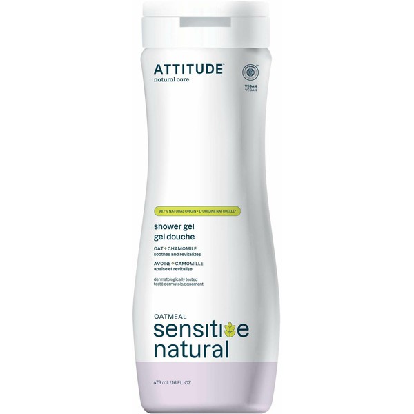 ATTITUDE Sensitive Skin Body Wash Soothing & Calming Chamomile 473 mL