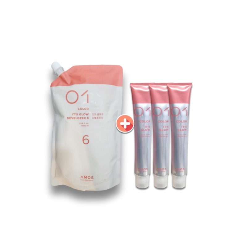 Amos Colorgenic It's Glow Hair Dye NEW 3 Packs +