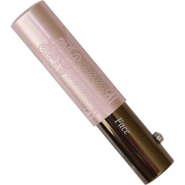 RO-1 Rokkakukan Sakurado Roger Face Brush, Brown x Pink Lace Pattern is Cute! Portable Makeup Brush, Powder Brush, Cheek Brush