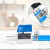 TAISHER 2PCS 304 Stainless Steel 1/2" Mini Ball Valve Shut