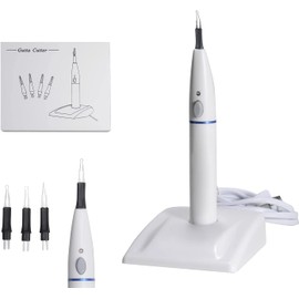 Pluma térmica de gutapercha dental estadounidense blanca con 4 puntas para sistema de obturación endoscópica
