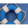 Hampton Nautical Vibrant Decorative Life Ring with White Bands Decoration