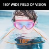 Young4us - Juego de 2 anteojos de natación para niños