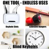 Picture Hanging Tool with Red Ink Marker, No-Measure Frame Hanger