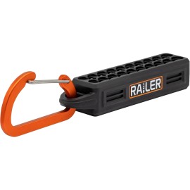 Railer Screwdriver Bit Holder Storage Organizer Railer 20Hole Bit Holder wth Carabiner