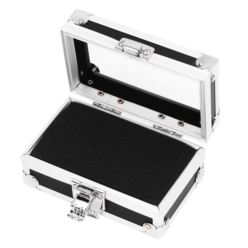 Nail Drill Bits Holder Dustproof Drop Resistant Multi Hole Nail