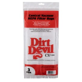 RecPro RV Central Vacuum Bags | 1-Gallon Size HEPA | Filter Bags for CV1500 Central Vacuum System | 3 Bags Per Pack (2 Pack)