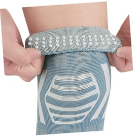 Beavorty 2pcs Elastic Knee Sleeve for Sports Breathable and Comfortable Knee Brace for Running Cycling Hiking and Climbing Moisture-wicking Non- Design