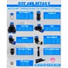 EilxMag 84PCS Quick Connect Air Hose Fitting Kit, 1/8" 1/4"