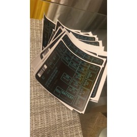 Honda 97-01 Rd1 Honda Crv Jdm fuse box decal