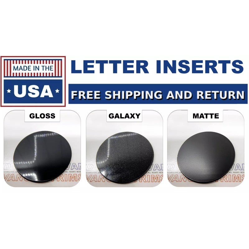 Advanced Trims Red Carbon Raised Plastic Letters Inserts Toyota Tundra