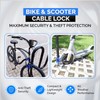 DocksLocks Security Cable Lock Set (4' or 6') Coiled, Keyless