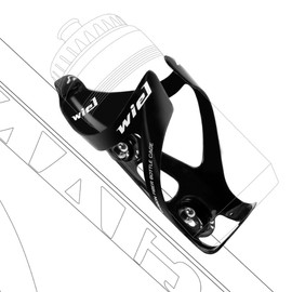 Maketheone Full Carbon Fiber Ultralight Water Drinks Bottle Cage Holder for Cycling Bicycle Bike 2pc