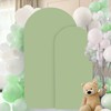 FANPROMS Wedding Arch Cover Set of 2 Sage Green Arch
