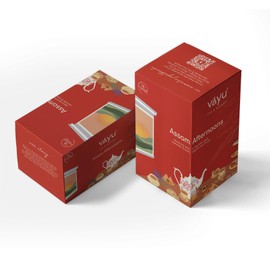 Vayu Tea & Blends - Assam Afternoons | 100% Assam with Lavender & Tulsi (Holy Basil) | Minty with Peppery Hints | Mellow, Calming & Wellness Tea| Pyramid bags 16 (biodegradable)