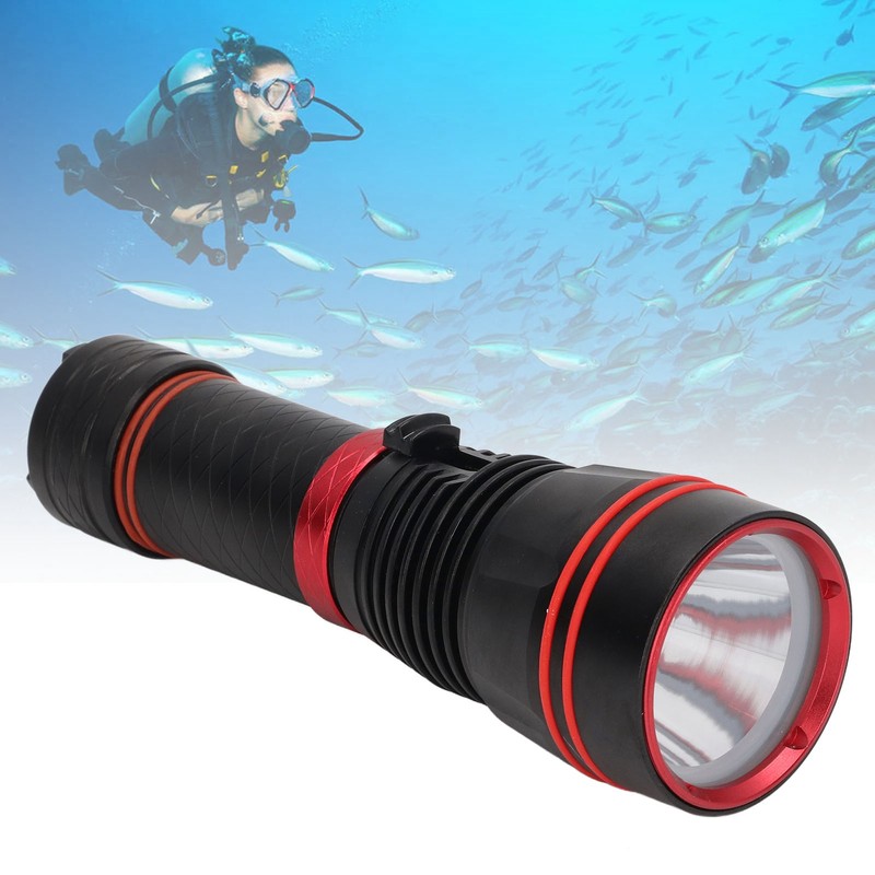 Dive Light 1200 Luminous Flux IPX8 Waterproof Stepless Dimming Aluminium