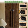 Padlock Hasp 4 Inch 2 Sets Stainless Steel Hasp and