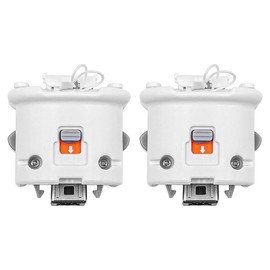 ANCLLO Motion Plus Adapter Accelerator Handle Sensor External Adapter for Wii Remote Control Pack of 2