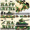 Camo Party Decoration Supplies - Army Happy Birthday Backdrop, Makeup