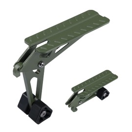 COWVIE Foldable Car Door Step Stand Pedal - Access to Vehicle's Top Roof Both Feet Stand Pedal Ladder for Most SUV Truck Dark Green