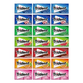 Trident Sugar Free Gum Variety Pack 21 Packs 294 Pieces Total
