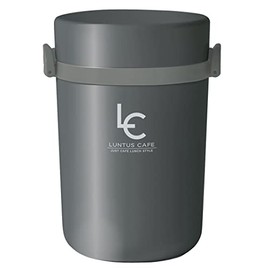 Asbel Lantas B700 Thermal Lunch Jar, 24.7 fl oz (700 ml), Gray, Width 5.1 x Depth 4.5 x Height 7.1 inches (13.0 x 11.4 x 18.0 cm)